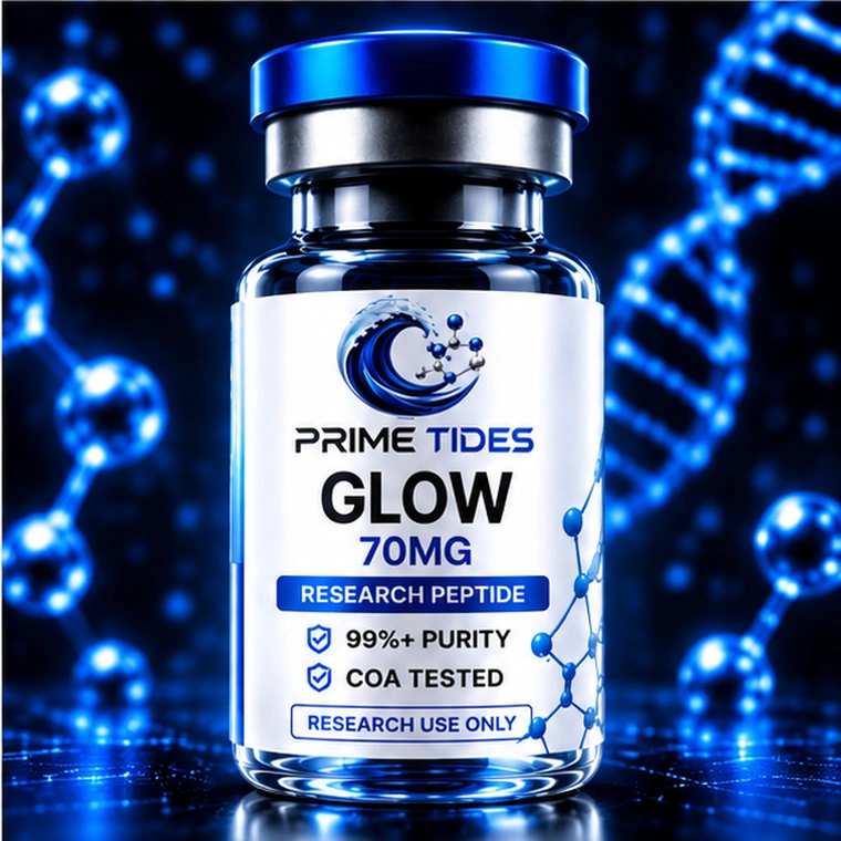 Prime Tides Glow 70mg research vial